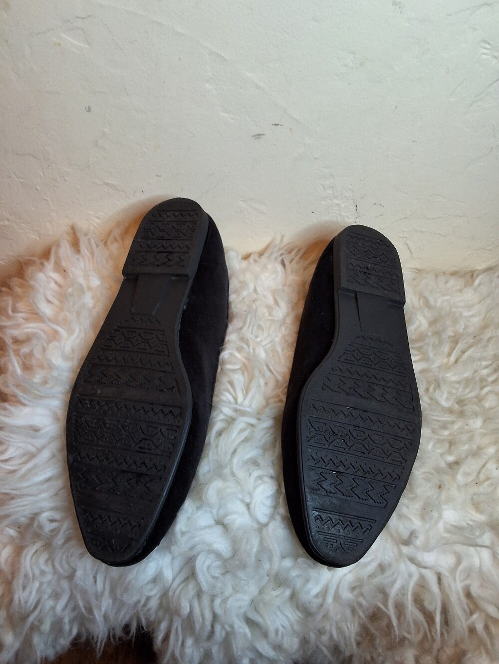 Tinsel Toes Black Velvet Christmas Ornament Embroidered Flats Size 9 LN - Picture 8 of 9